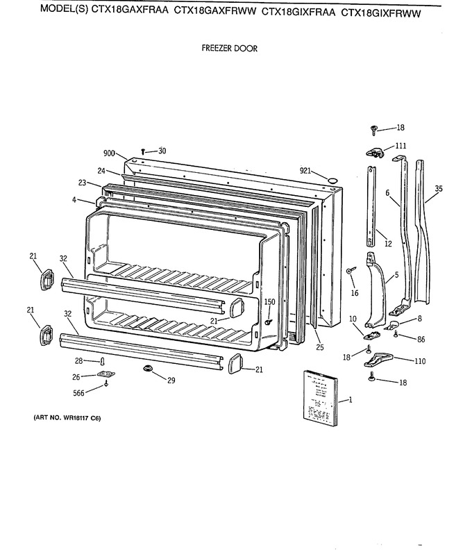 Diagram for CTX18GAXFRWW