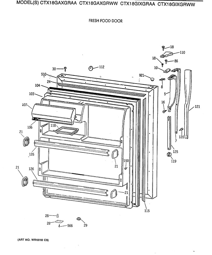 Diagram for CTX18GAXGRWW
