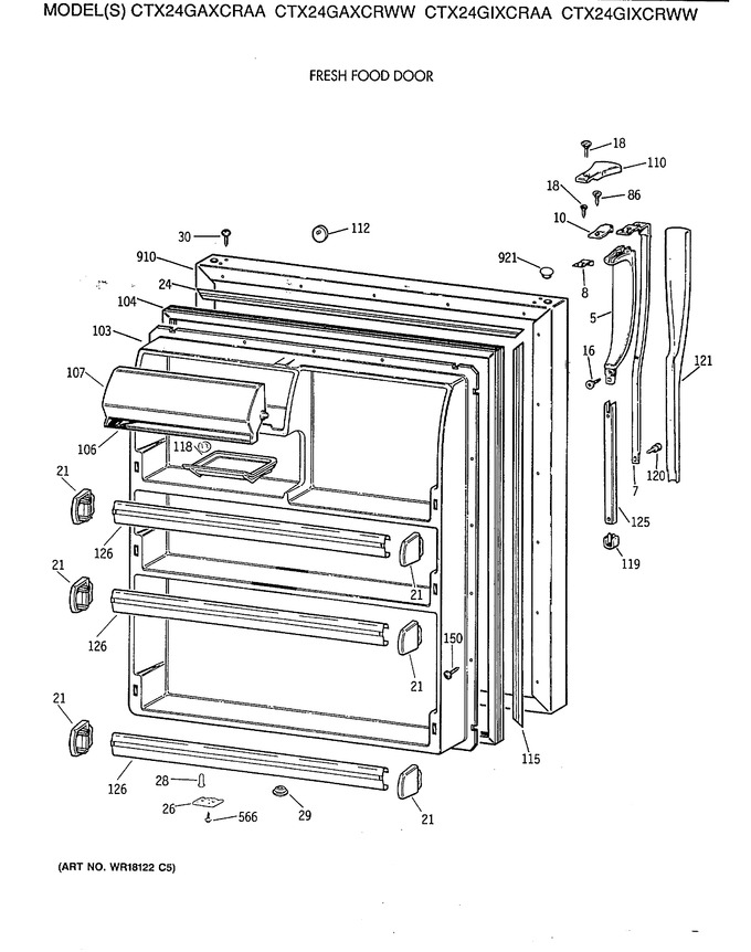 Diagram for CTX24GIXCRAA