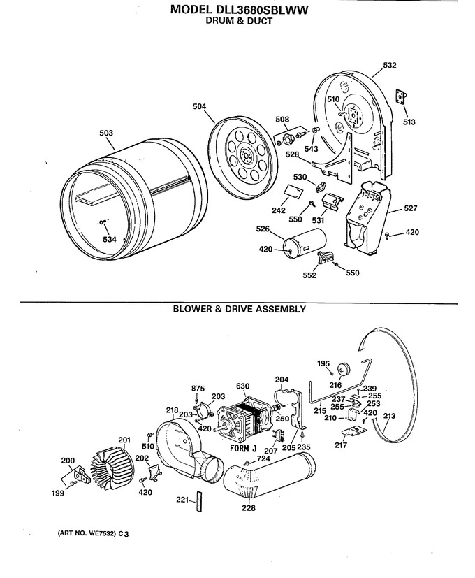 Diagram for DLL3680SBLWW