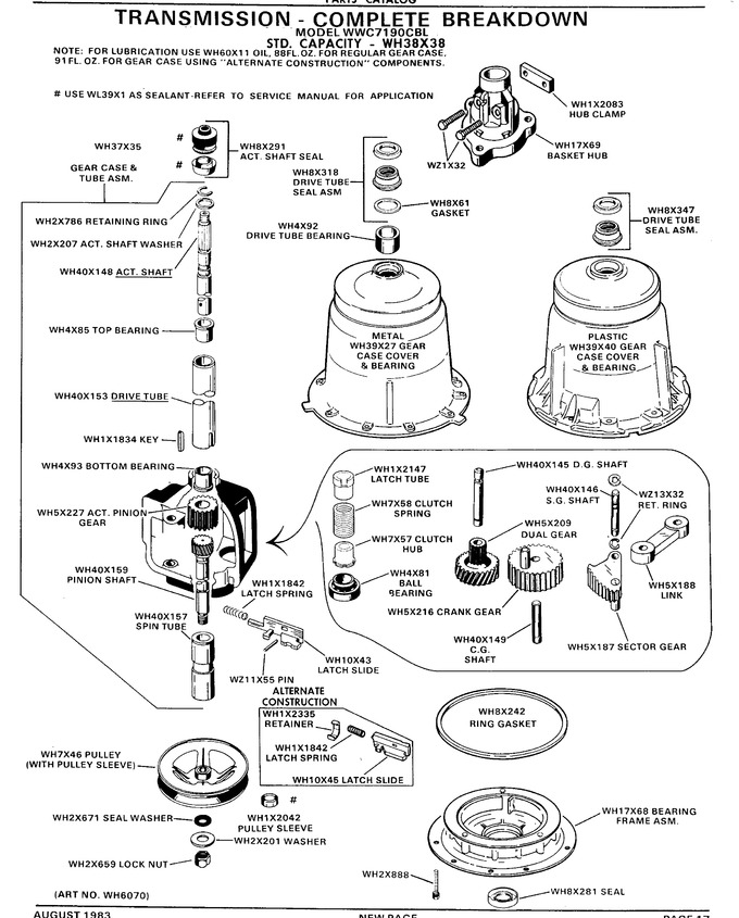 Diagram for WWC7190CBL