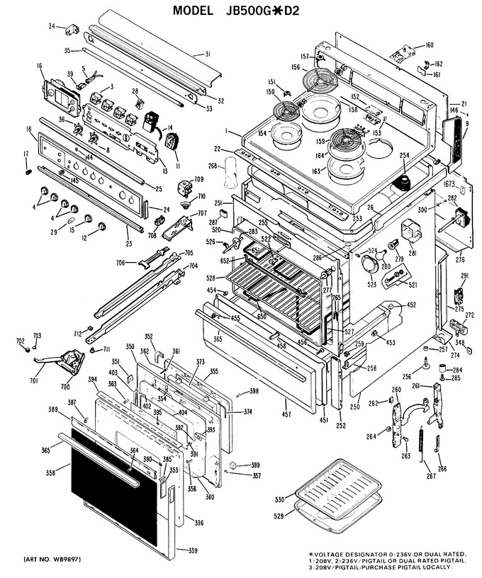 Diagram for JB500G*D2