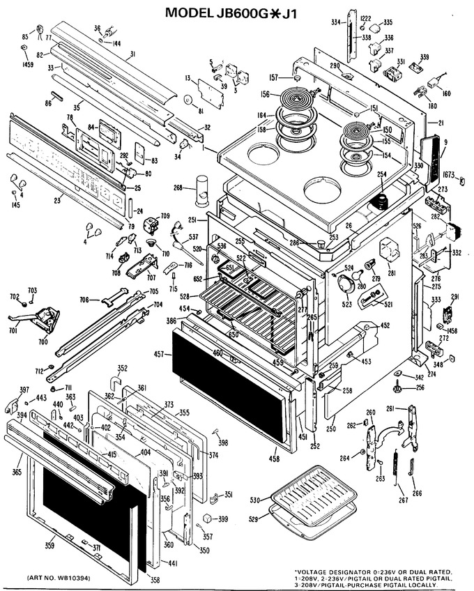 Diagram for JB600G*J1