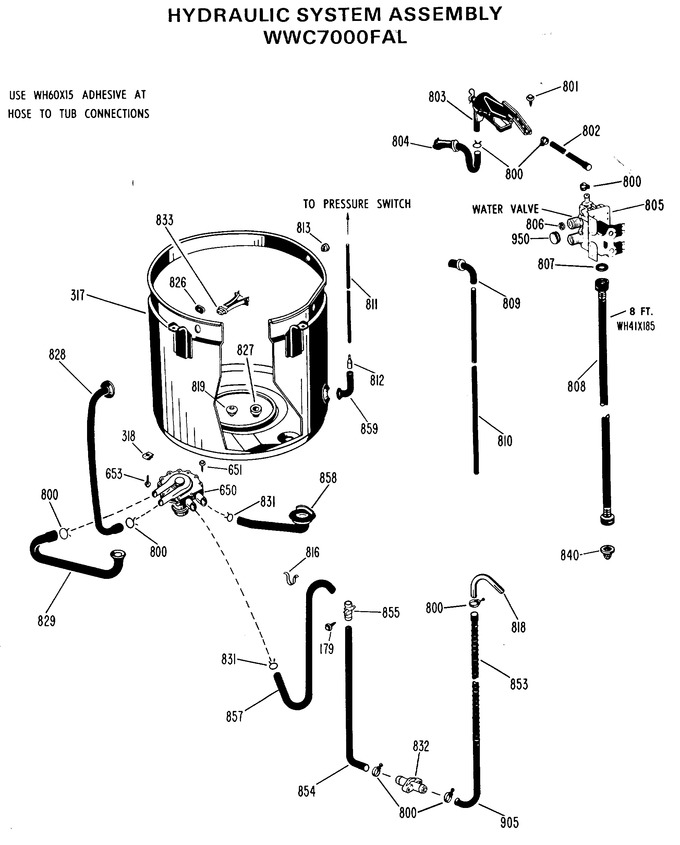 Diagram for WWC7000FAL