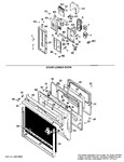 Diagram for 1 - Door Lower Oven