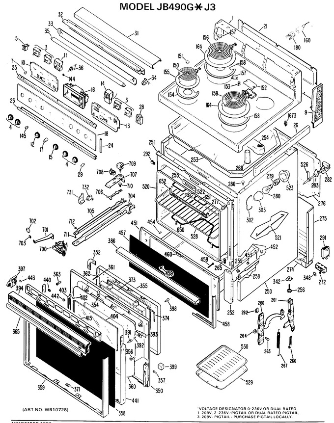Diagram for JB490G*J3