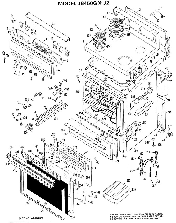 Diagram for JB450G*J2