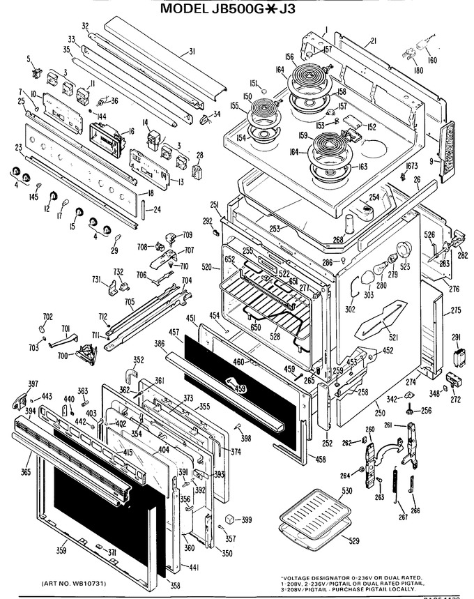 Diagram for JB500G*J3
