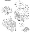 Diagram for 1 - Upper Oven Parts