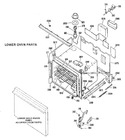 Diagram for 2 - Lower Oven Parts