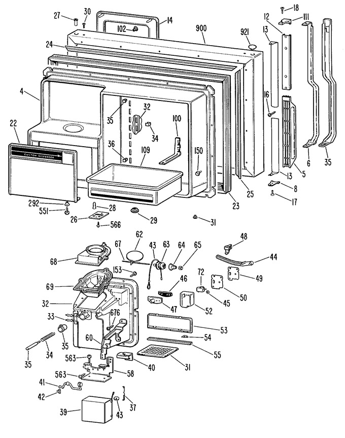 Diagram for TBX25RKBL