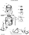 Diagram for 2 - Tub, Basket & Agitator