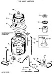 Diagram for 2 - Tub, Basket & Agitator