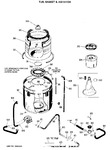 Diagram for 2 - Tub, Basket & Agitator