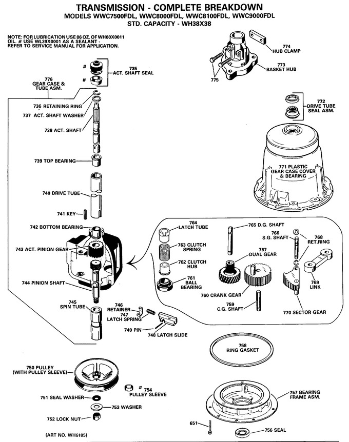 Diagram for WWC7500FDL