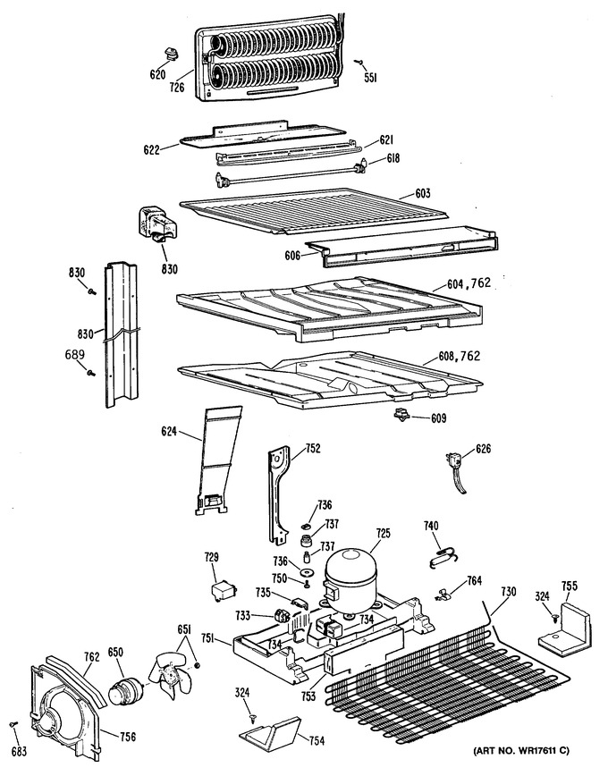 Diagram for TBHB25RRDLBK