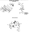 Diagram for 1 - Backsplash Assembly