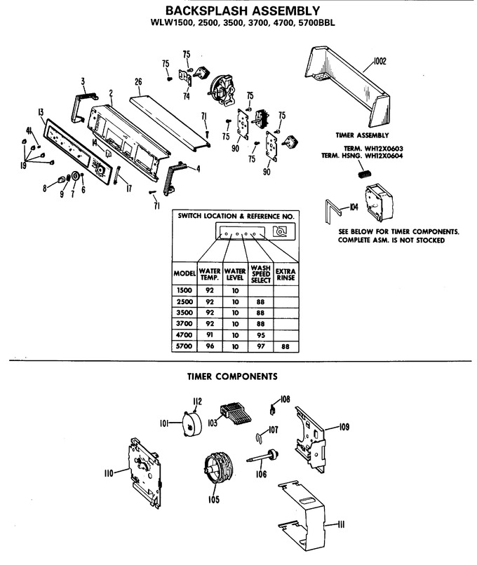 Diagram for WLW1500BBL