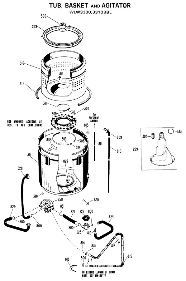 Diagram for WLW3300BBL