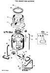 Diagram for 2 - Tub, Basket And Agitator