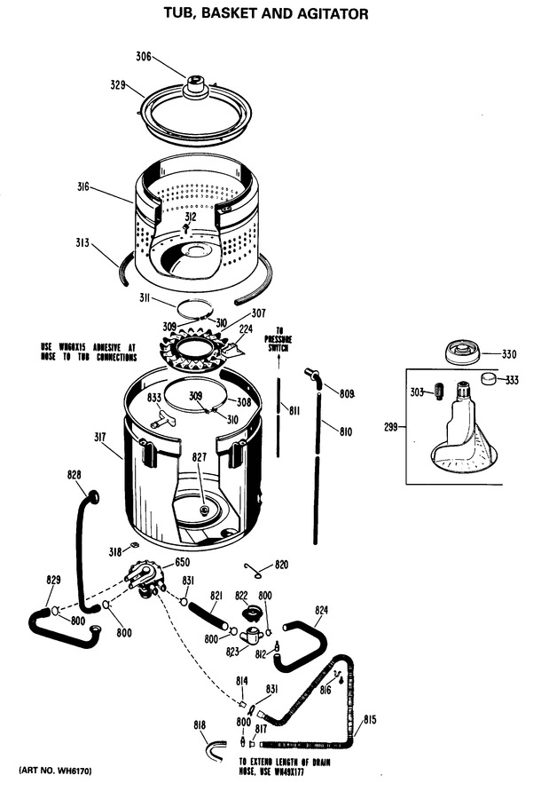 Diagram for WLW3600BBL
