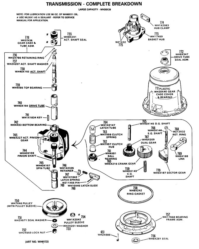 Diagram for WLW3600BBL