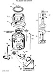 Diagram for 3 - Tub,basket And Agitator