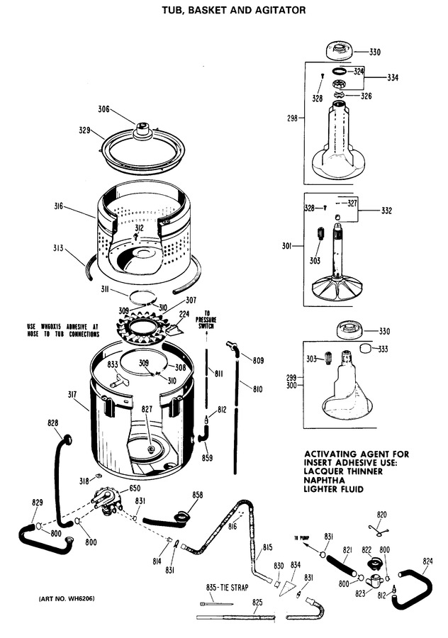 Diagram for WLW3600BCL