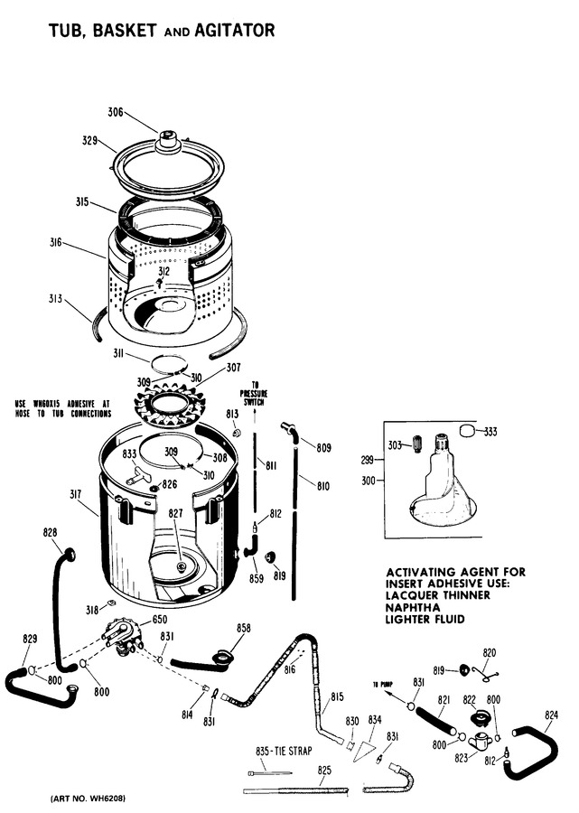 Diagram for WLW3000BCL