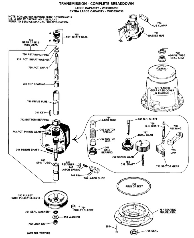 Diagram for WLW3000BCL