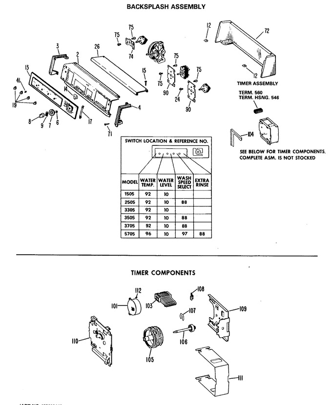 Diagram for WRW3305MAL