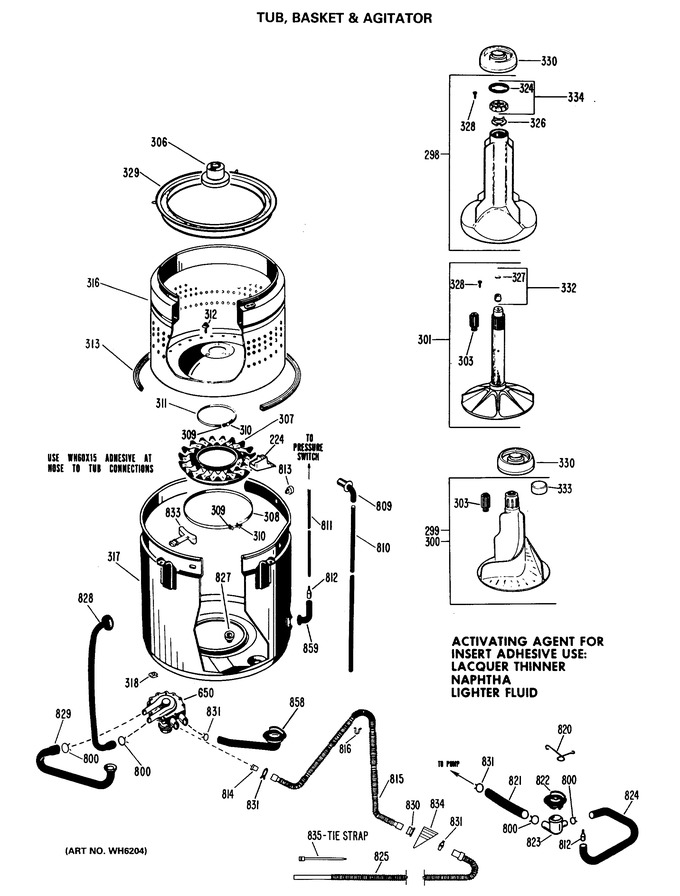 Diagram for WRW1505MAL