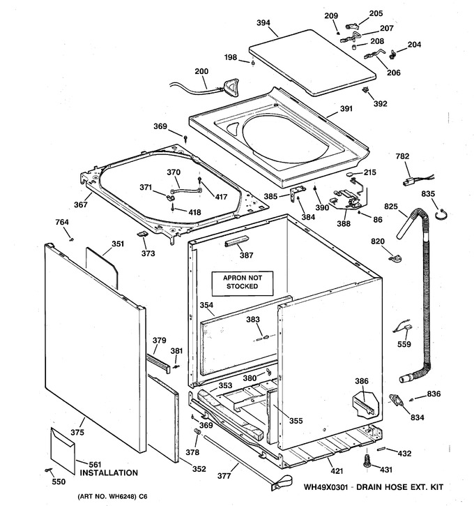 Diagram for WPSQ4160T6WW