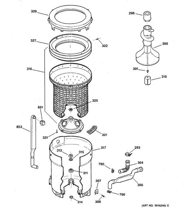 Diagram for WPSQ4160T6WW