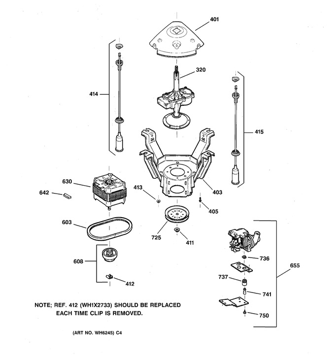 Diagram for WPSQ4160T6WW