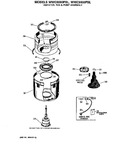 Diagram for 3 - Agitator, Tub & Pump Assembly