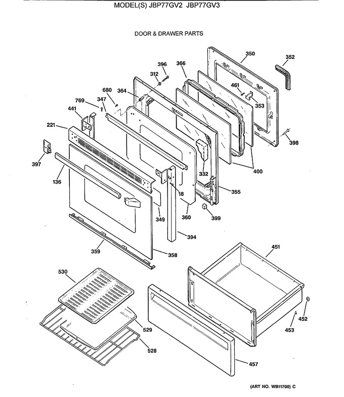 Diagram for JBP77GV3