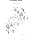 Diagram for 1 - Cooktop & Control Panel