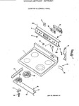 Diagram for 1 - Cooktop & Control Panel