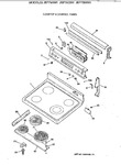 Diagram for 1 - Cooktop & Control Panel