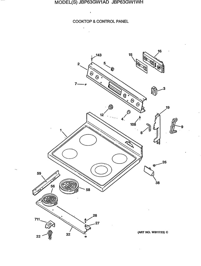 Diagram for JBP63GW1AD