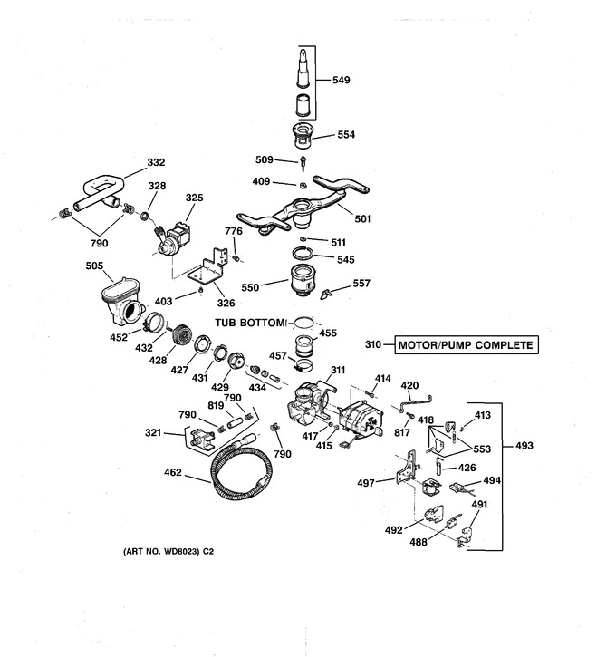Diagram for GSD4410X73AA