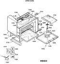 Diagram for 1 - Upper Oven