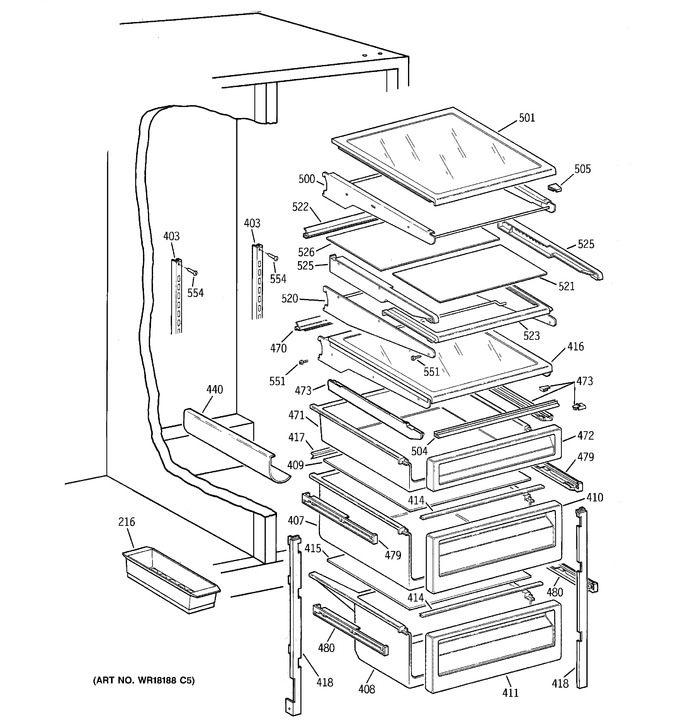 Diagram for TFX25PPBABB