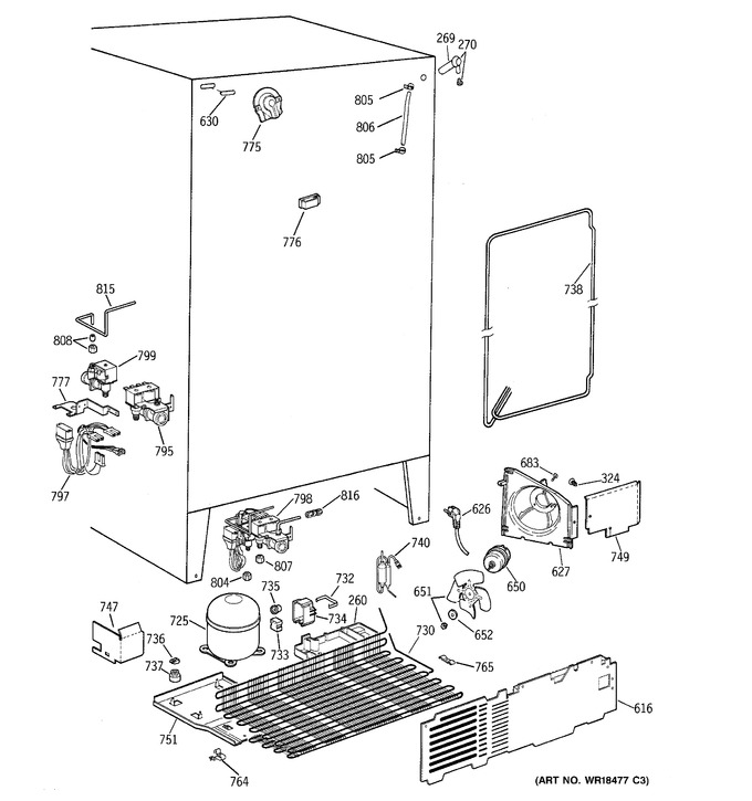 Diagram for TFX25PPBAAA