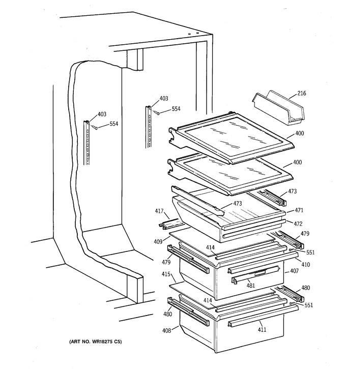 Diagram for TFX25VPAAAA
