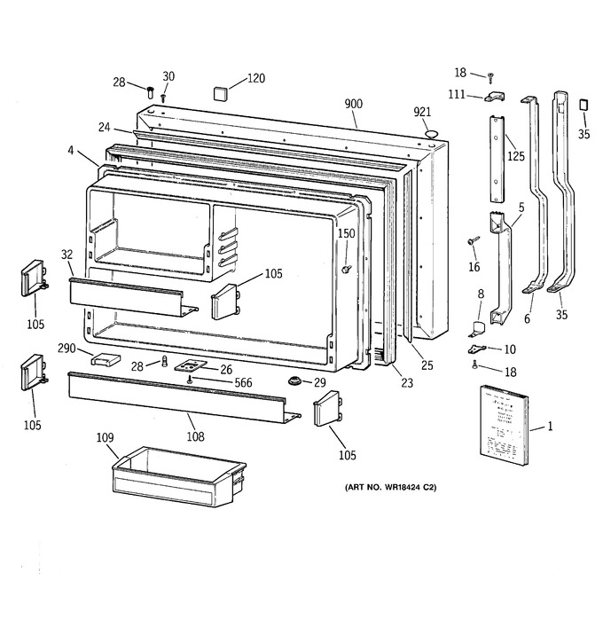 Diagram for CTG25GABGRWW