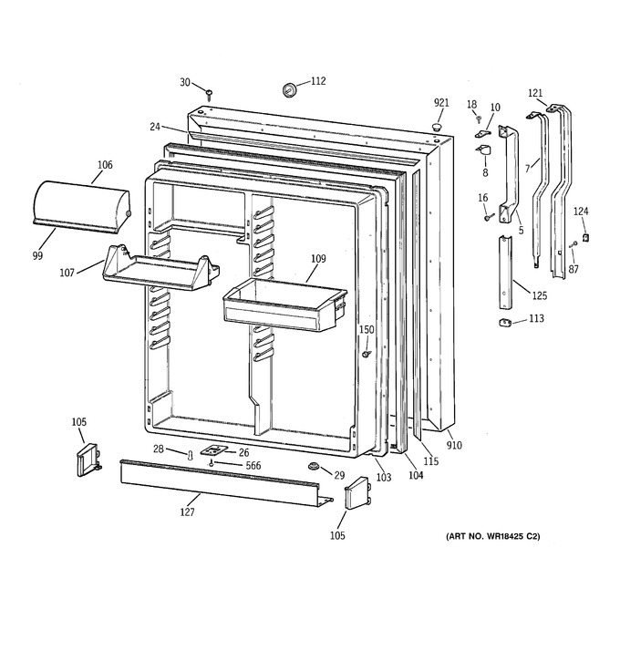 Diagram for CTG25GABGRWW