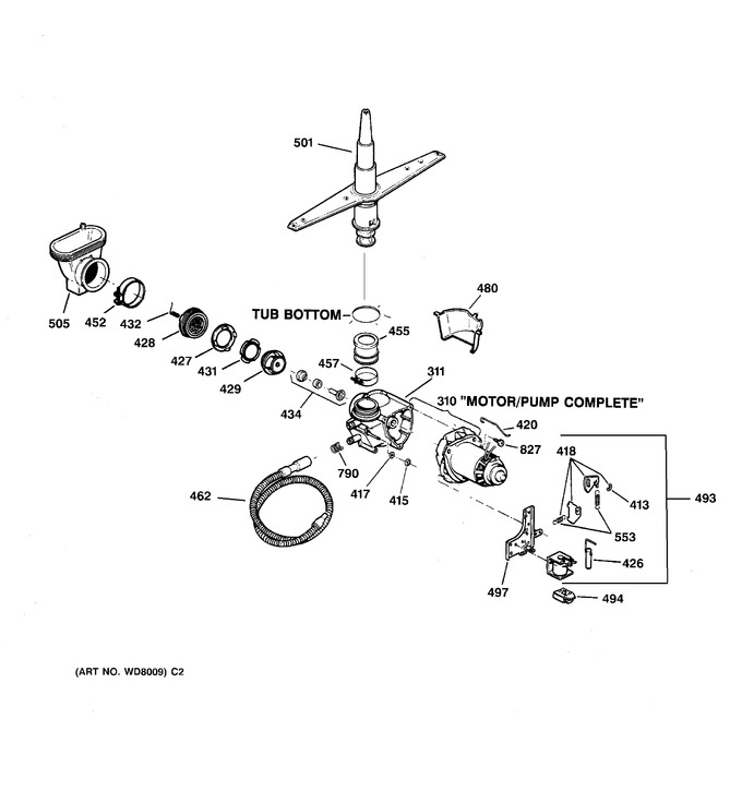 Diagram for HDA1000Z01WH
