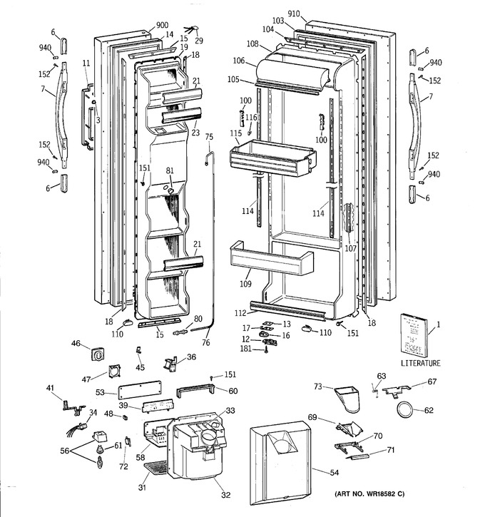 Diagram for CSX25GRBAWW